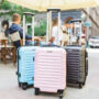 Kép 2/15 - LEONARDO DA VINCI Bőrönd kabin XS méret kivehető kerékkel WIZZ ingyenes kabinbőrönd