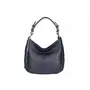 Kép 1/5 - Valódi bőr női táska sötétkék színben S7164 BlueNavy