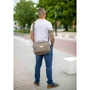 Vászon oldaltáska khaki színben 6245-khaki