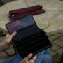 Kép 12/14 - Valódi bőr brifkó pincér pénztárca fekete színben AM-03-183