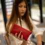 Kép 6/14 - Fairy Crystal köves valódi bőr női pénztárca NP 130 Red1 RFID védelemmel