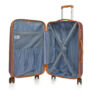 Kép 5/11 - Bontour ELEGANCE Bőrönd Nagy Méret Krémfehér színben 120643 CreamWhite