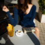 Kép 4/6 - Lewitzky Swarovski köves valódi bőr női pénztárca arany színben