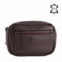 Kép 1/3 - Calderón barna övre fűzhető zippes táska