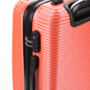 Kép 7/10 - LEONARDO DA VINCI Bőrönd kabin méret Coral szín