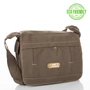 Vászon oldaltáska khaki színben 6245-khaki