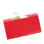 Kép 3/6 - Bőr női pénztárca piros színben 4381 Red