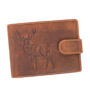 Kép 11/14 - Giulio vadász pénztárca bőr díszdobozban szarvas mintával RFID rendszerrel