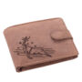 Kép 8/9 - Bőr pénztárca barna színben csodaszarvas mintával díszdobozban RFID védelemmel 5702-csodaszarvas-1