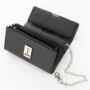 Kép 5/8 - Brifkó pénztárca pincér pénztárca fekete színben láncos