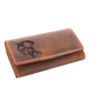 Kép 10/10 - Valódi bőr brifkó pénztárca barna színben díszdobozban ponty mitával