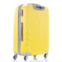 Kép 3/6 - 3 db-os bőrönd szett sárga színben