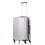 Kép 4/6 - LEONARDO DA VINCI 507 4 db-os bőrönd szett kagyló ezüst színben
