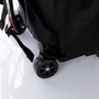 Gurulós iskolatáska türkiz levéllel