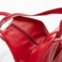 Kép 6/10 - Valódi bőr női hátizsák Ferrari Piros színben S6925