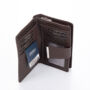 Kép 3/5 - Rialto valódi bőr női pénztárca barna színben díszdobozban