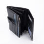 Kép 4/4 - Rialto valódi bőr női pénztárca fekete színben