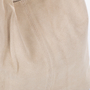 Kép 2/5 - Valódi velúrbőr női táska világosbézs színben