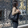 Kép 6/9 - Silvia Rosa többfunkciós női táska fekete színben