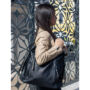 Kép 1/9 - Silvia Rosa többfunkciós női táska fekete színben