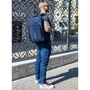  Laptoptartós Hátizsák kék színben 8003-blue